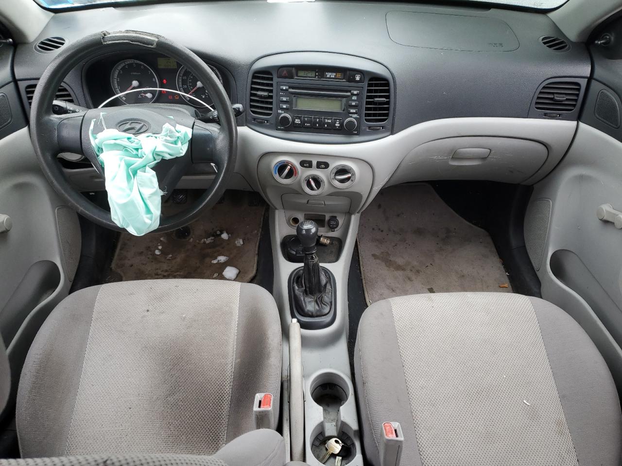 2008 Hyundai Accent VIN KMHCN46C78U187809 Copart auction photo, front end damage thumbnail 8