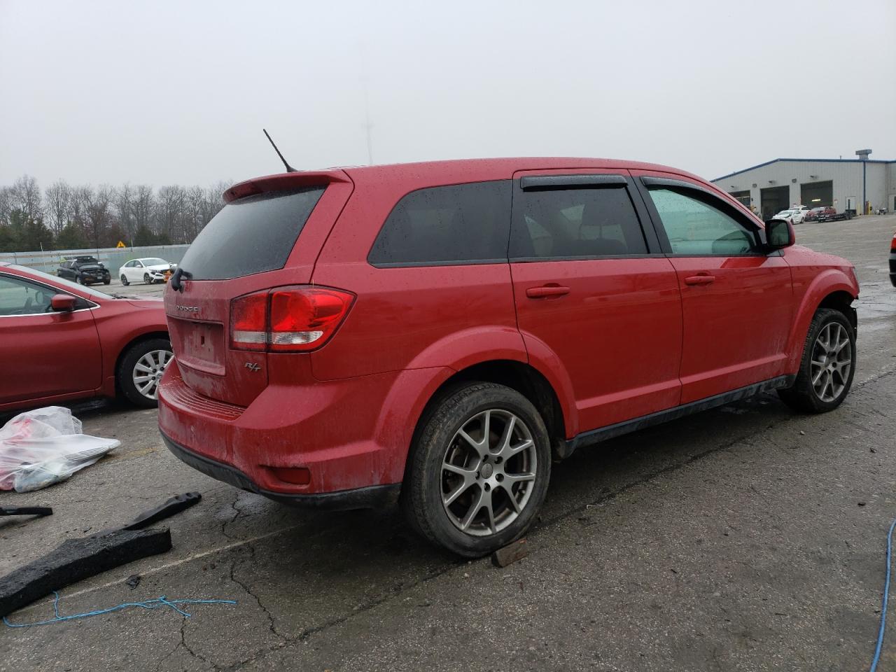 2016 Dodge Journey VIN 3C4PDCEG4GT116714 Copart auction photo, front end / hail damage thumbnail 3
