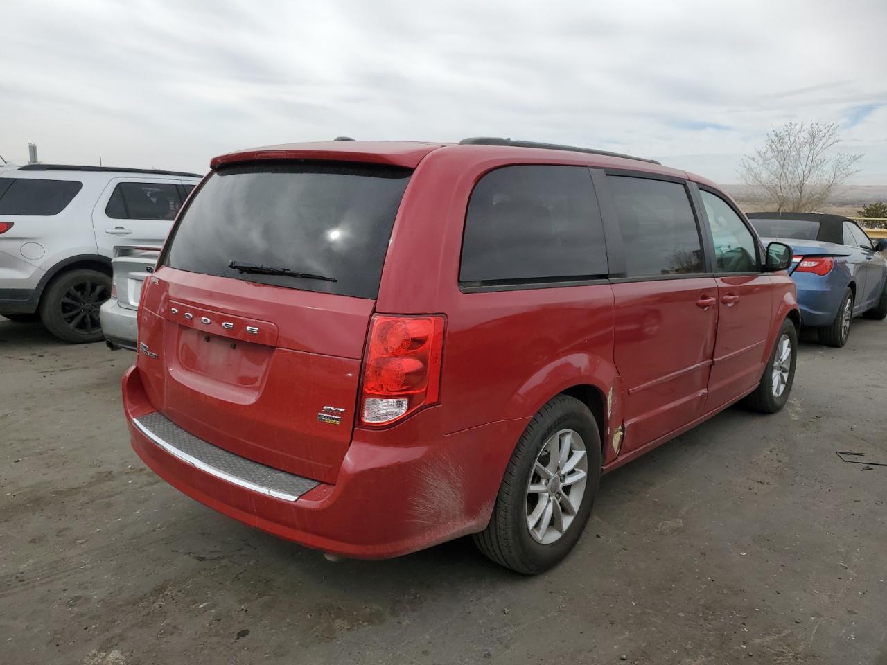 2016 Dodge Caravan VIN 2C4RDGCG1GR217151 Copart auction photo, side damage thumbnail 3