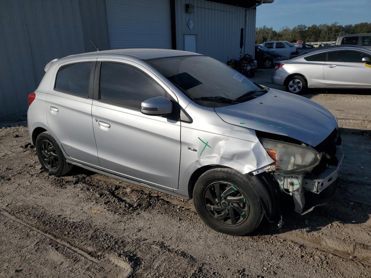 2018 Mitsubishi Mirage VIN ML32A4HJ0JH001116 Copart auction photo, front end damage thumbnail 4
