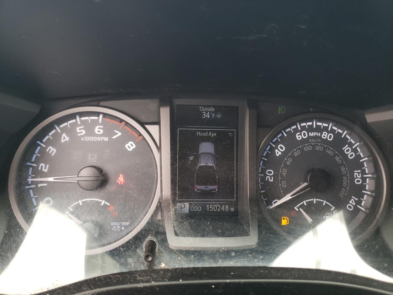 2016 Toyota Tacoma VIN 3TMDZ5BN2GM005334 Copart auction photo, front end damage thumbnail 9