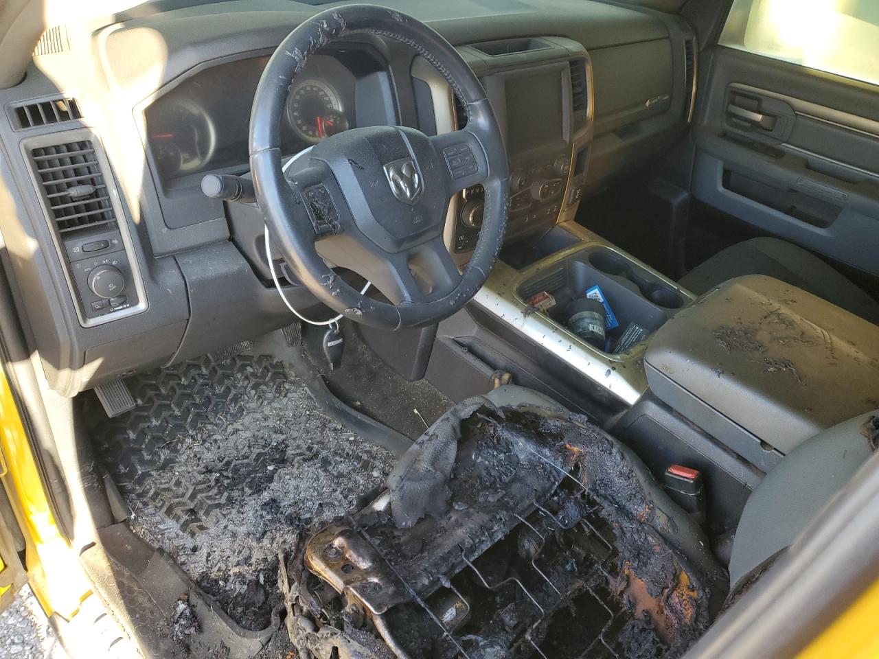 2016 RAM 1500 VIN 1C6RR7LT8GS365107 Copart auction photo, burn - interior damage thumbnail 8