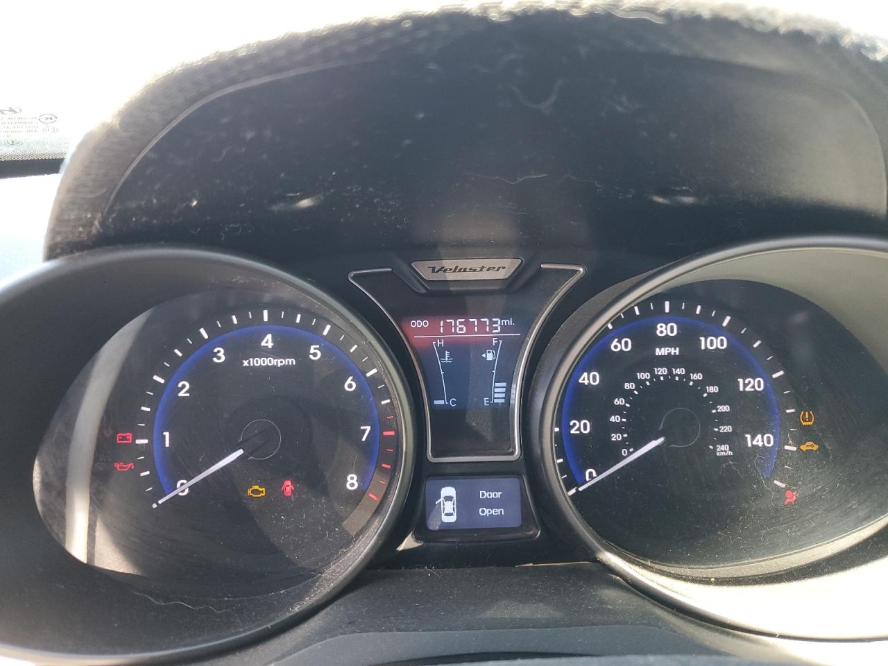 2014 Hyundai Veloster VIN KMHTC6AE3EU191684 Copart auction photo, front end damage thumbnail 9