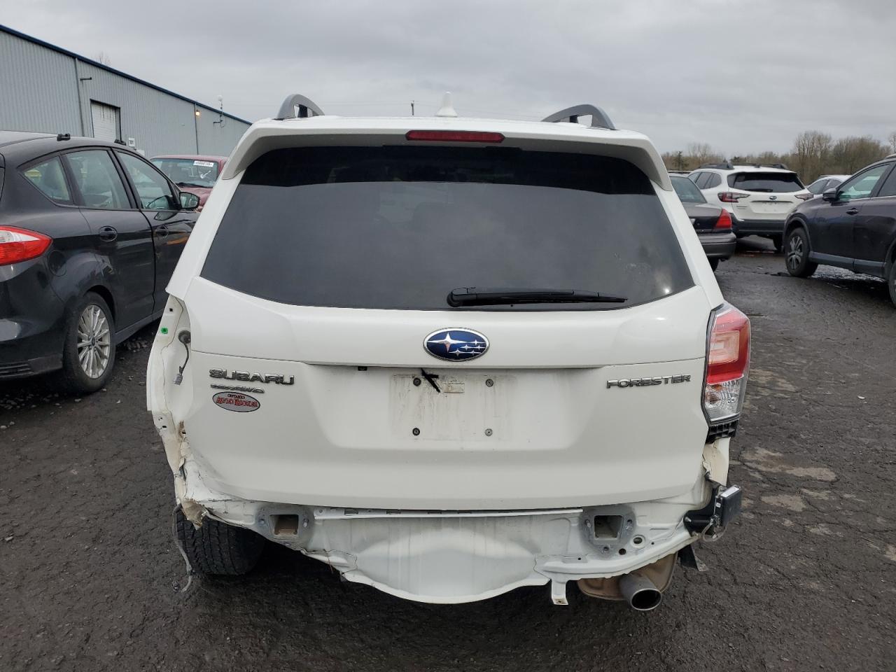 2018 Subaru Forester VIN JF2SJAJC9JH401605 Copart auction photo, front end damage thumbnail 6