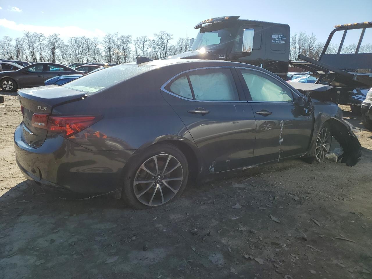 2015 Acura TLX VIN 19UUB2F50FA014964 Copart auction photo, front end / minor dent/scratches damage thumbnail 3