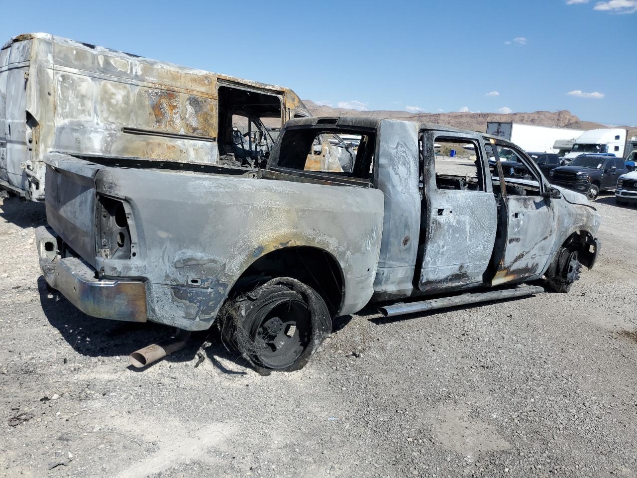 2010 Dodge RAM VIN 3D73Y4HL0AG142783 Copart auction photo, burn damage thumbnail 3