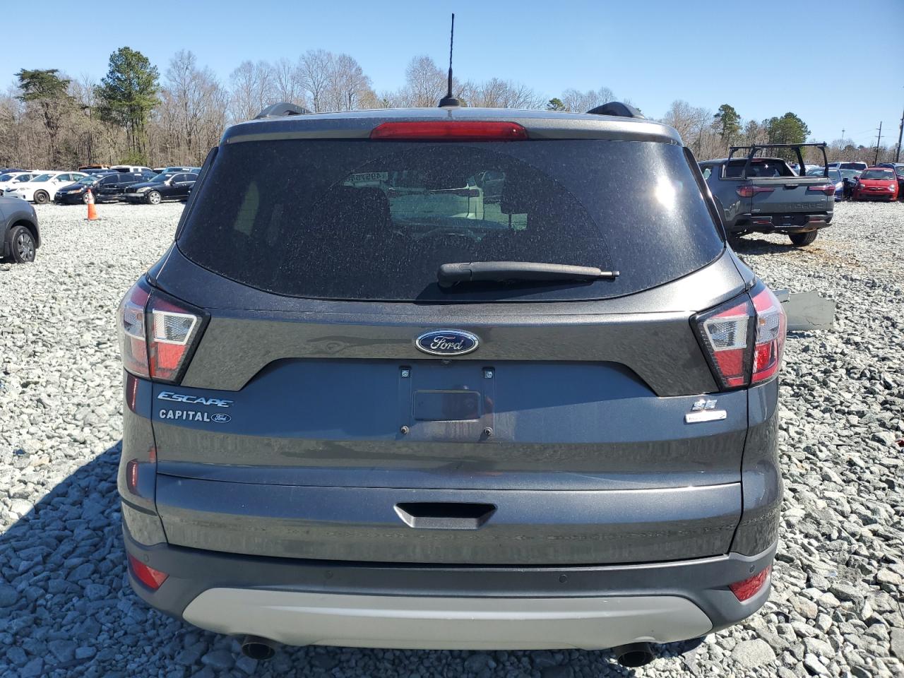 2017 Ford Escape VIN 1FMCU0GD6HUC84065 Copart auction photo, front end damage thumbnail 6