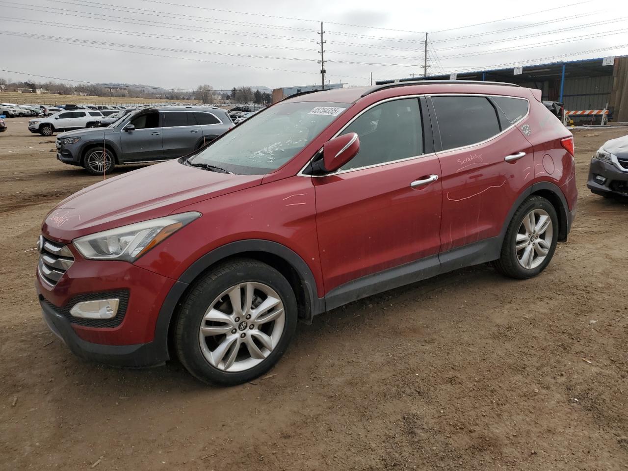 2013 Hyundai Santa Fe VIN 5XYZUDLA0DG035077