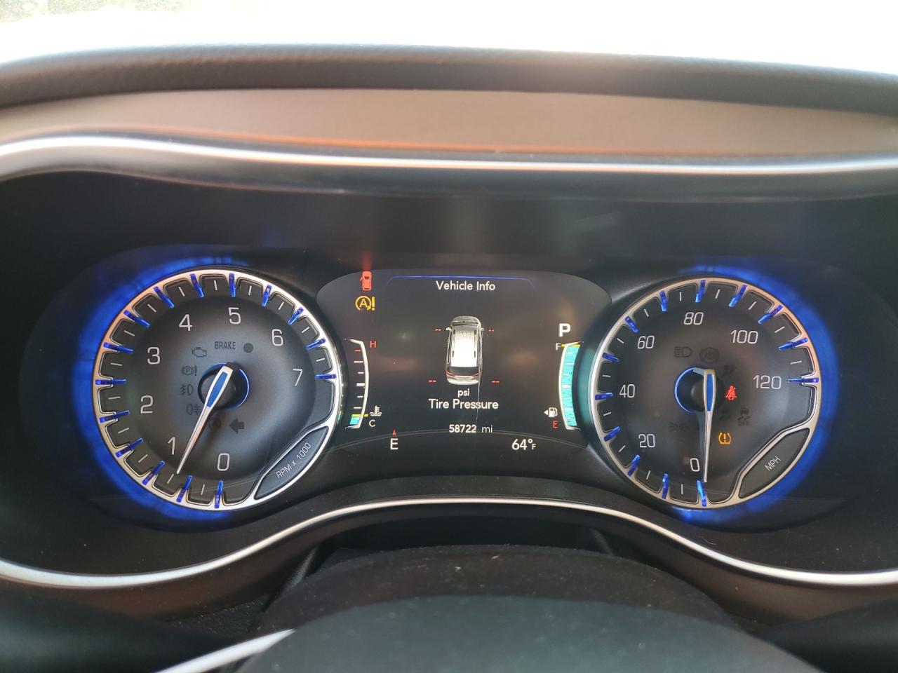 2017 Chrysler Pacifica VIN 2C4RC1EG0HR821918 Copart auction photo, all over damage thumbnail 9