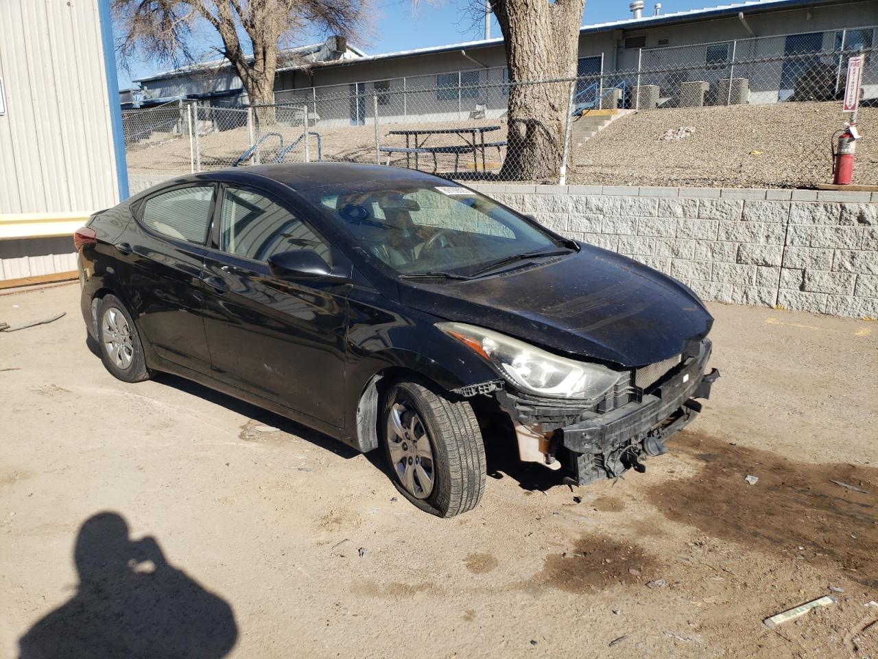 2016 Hyundai Elantra VIN KMHDH4AE4GU475290 Copart auction photo, front end damage thumbnail 4