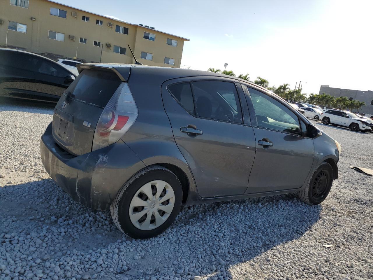 2013 Toyota Prius VIN JTDKDTB37D1544582 Copart auction photo, front end / minor dent/scratches damage thumbnail 3