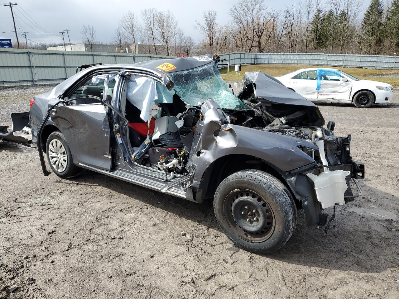 2014 Toyota Camry VIN 4T4BF1FK3ER374576 Copart auction photo, rollover damage thumbnail 4