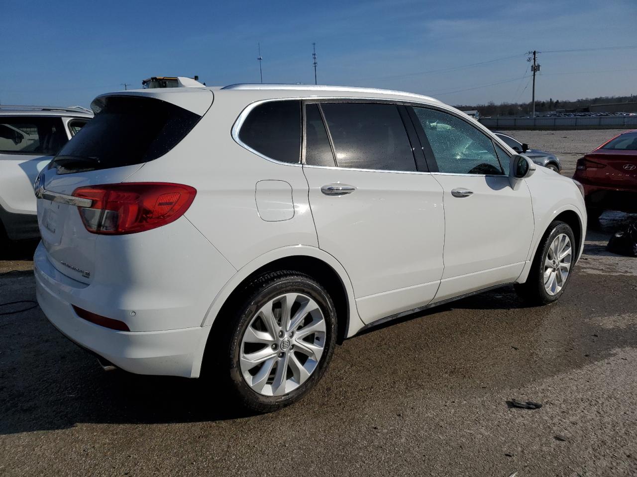 2017 Buick Envision VIN LRBFXESX5HD166210 Copart auction photo, side damage thumbnail 3