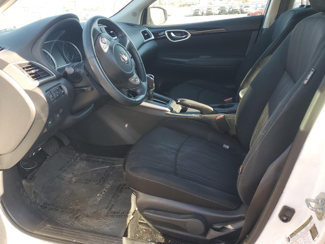 2019 Nissan Sentra VIN 3N1AB7AP6KY409604 Copart auction photo, side / front end damage thumbnail 7