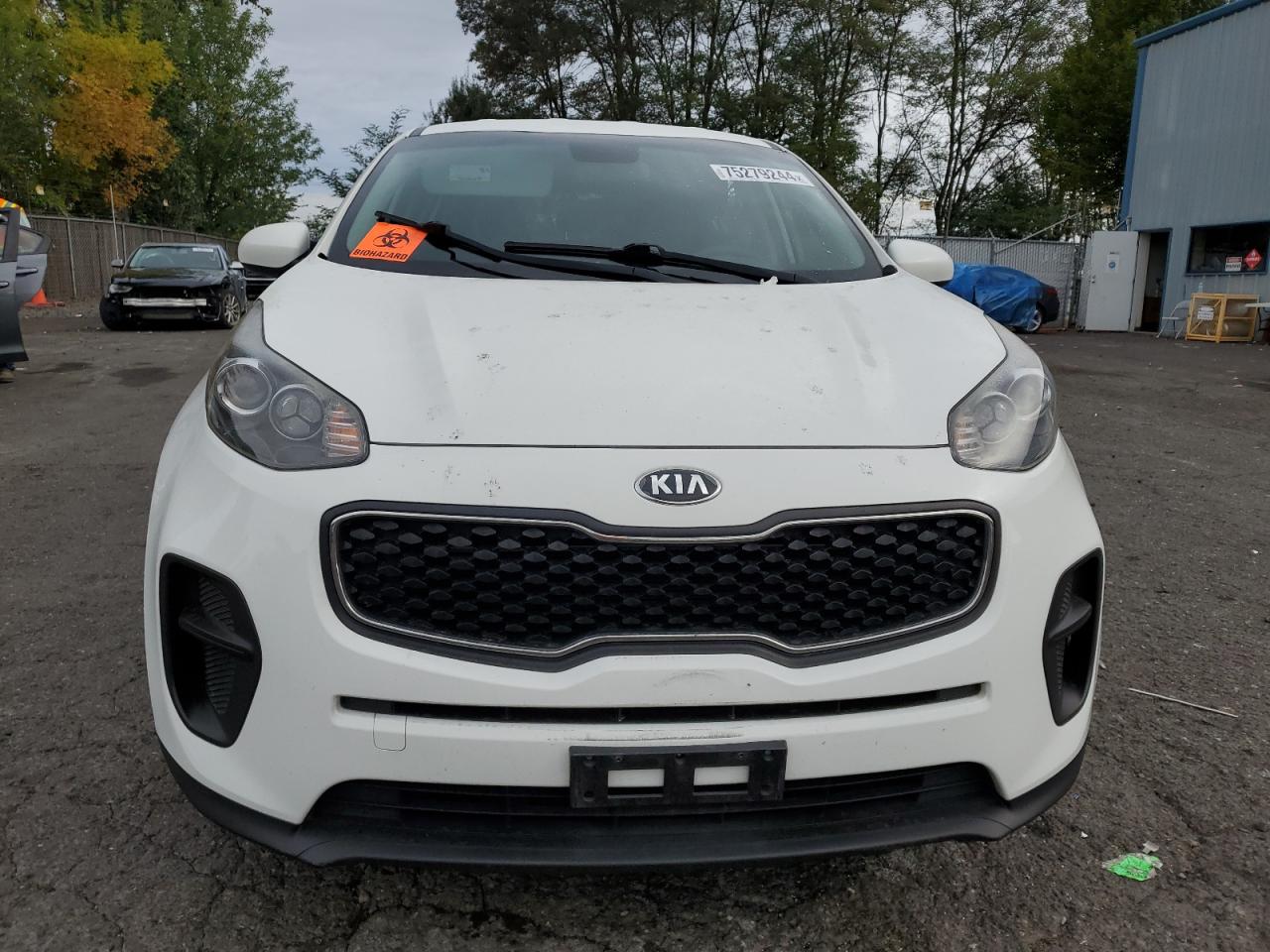 2018 KIA Sportage VIN KNDPM3AC0J7450303 Copart auction photo, rear end damage thumbnail 5