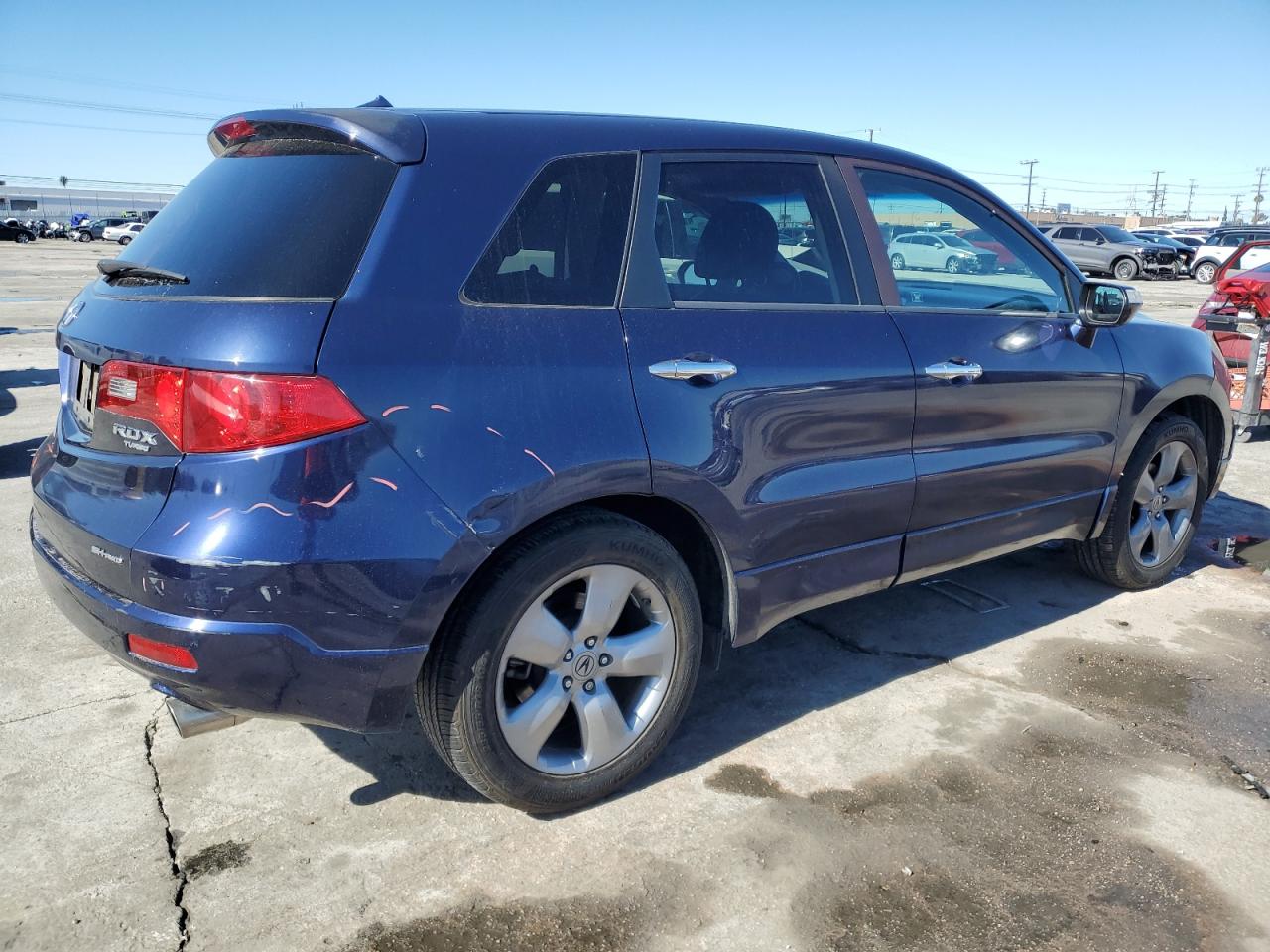 2007 Acura RDX VIN 5J8TB18537A016003 Copart auction photo, front end / rear end damage thumbnail 3