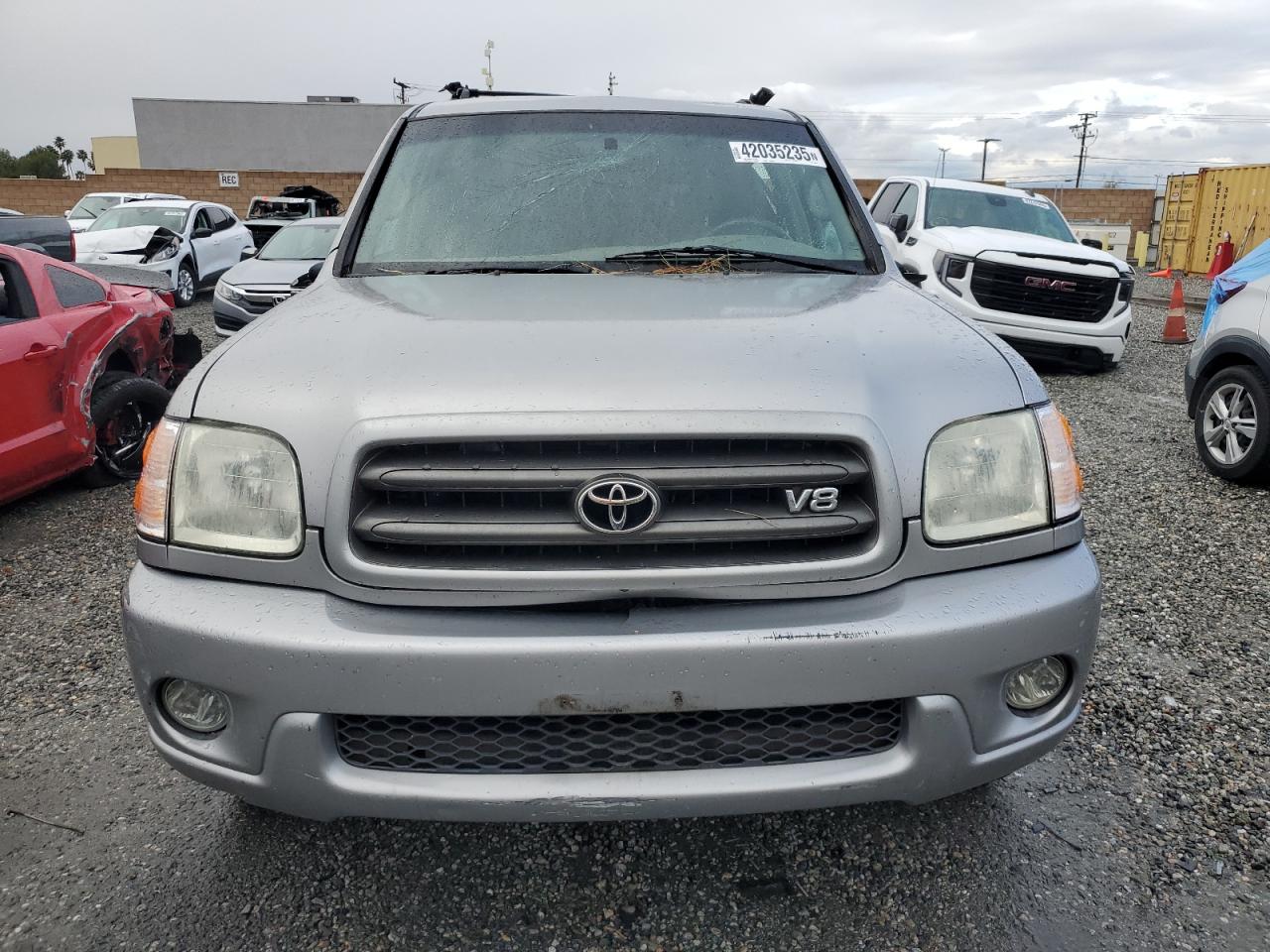 2003 Toyota Sequoia VIN 5TDBT44A83S155424 Copart auction photo, all over damage thumbnail 5