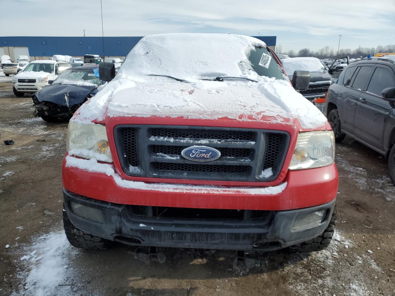 2005 Ford F-150 VIN 1FTRX14W55NB77788 Copart auction photo, rear end / minor dent/scratches damage thumbnail 5