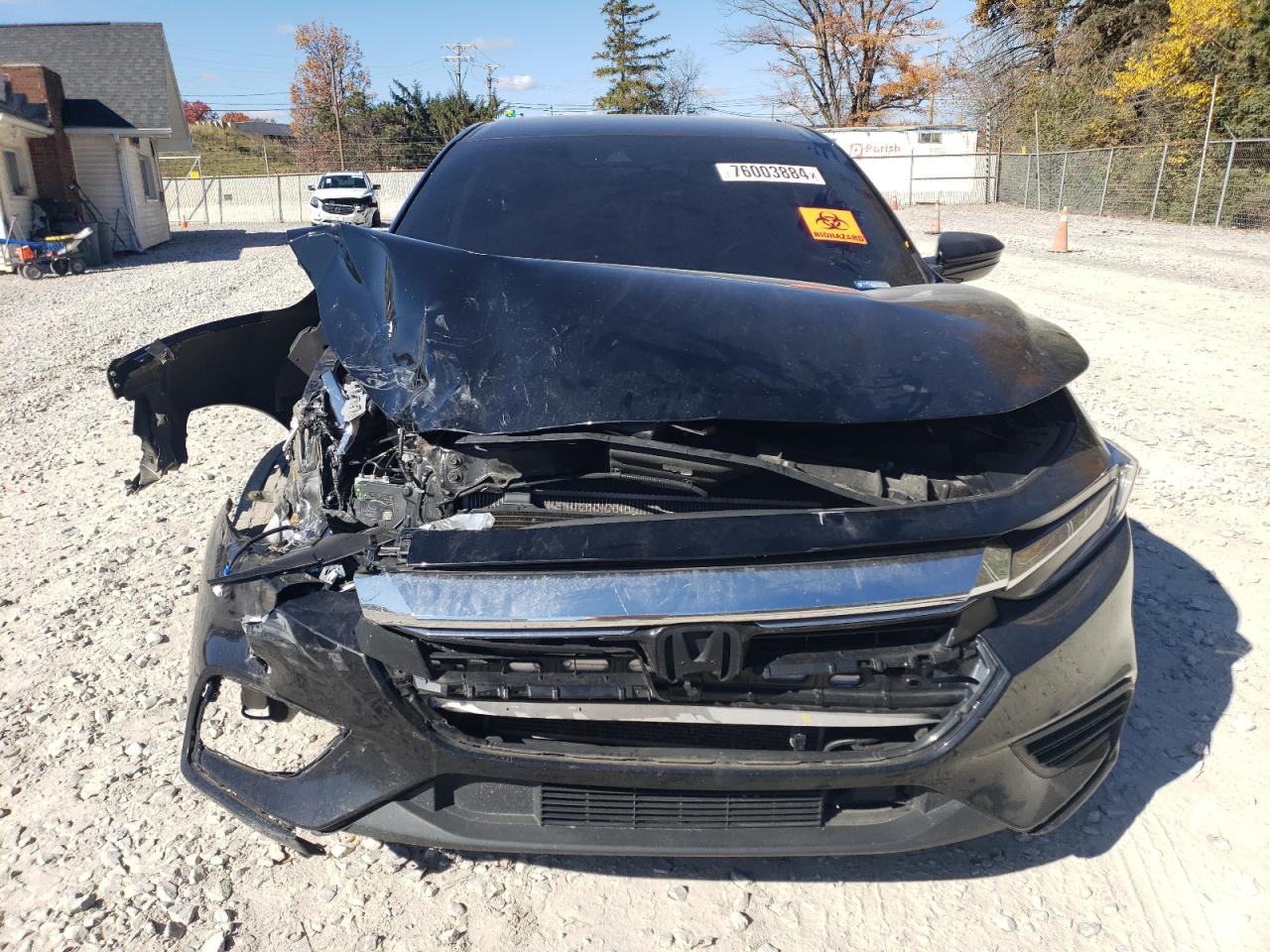 2020 Honda Insight VIN 19XZE4F56LE011809 Copart auction photo, front end / side damage thumbnail 5
