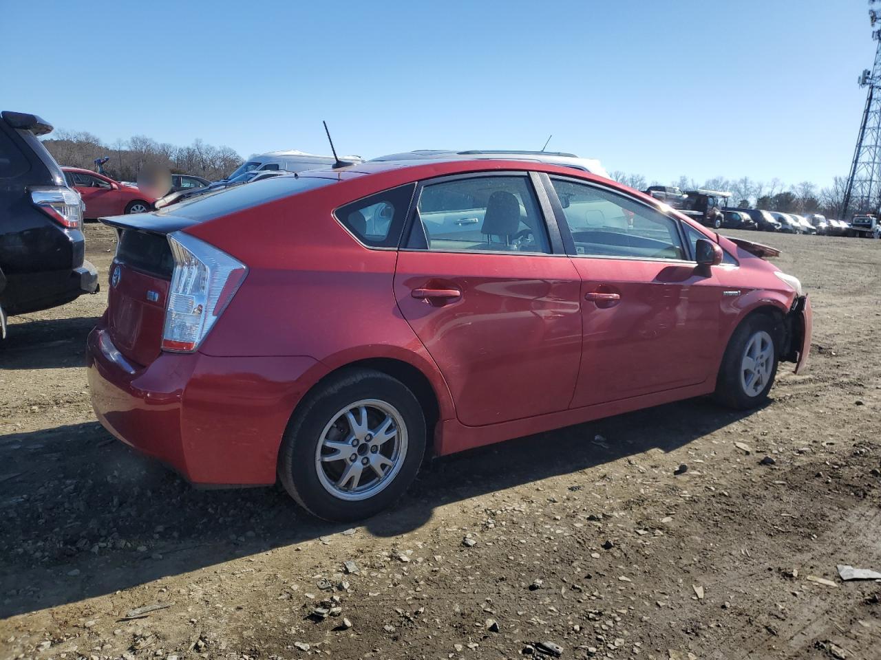 2011 Toyota Prius VIN JTDKN3DU5B0317543 Copart auction photo, front end damage thumbnail 3