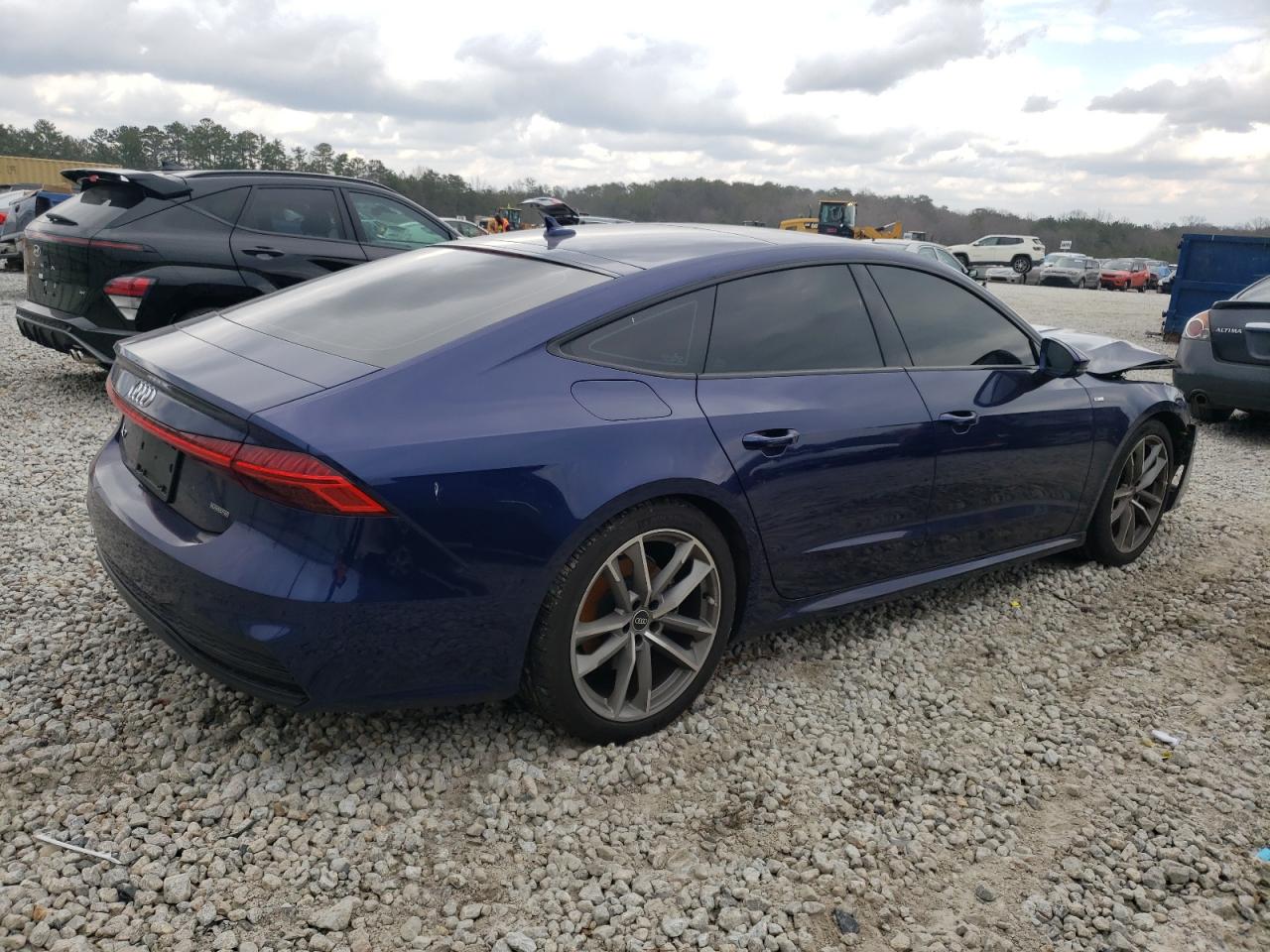 2021 Audi A7 VIN WAUU2AF2XMN033362 Copart auction photo, front end damage thumbnail 3