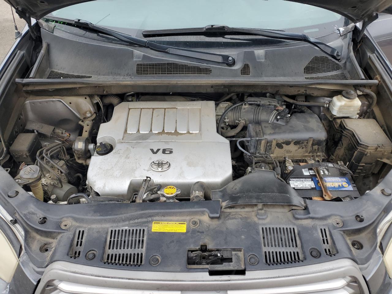 2010 Toyota Highlander VIN 5TDZK3EHXAS022751 Copart auction photo, side / all over damage thumbnail 12