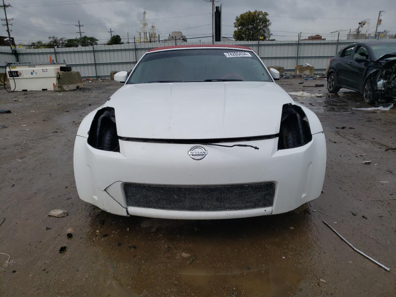 2004 Nissan 350Z VIN JN1AZ36A94T012120 Copart auction photo, front end / rear end damage thumbnail 5