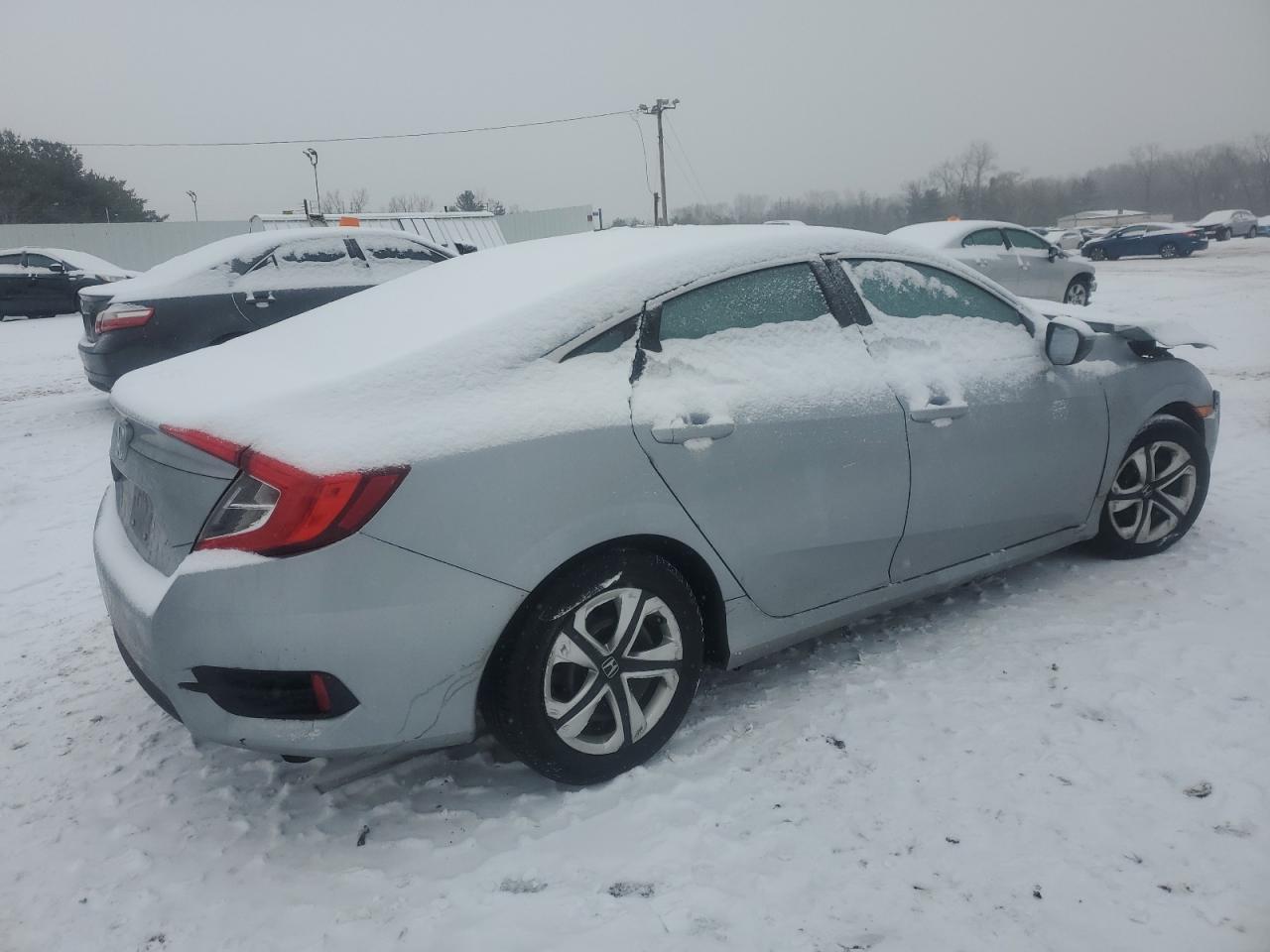 2018 Honda Civic VIN 2HGFC2F56JH597220 Copart auction photo, front end damage thumbnail 3