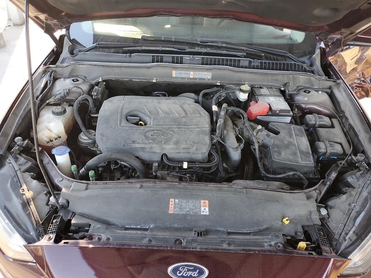 2017 Ford Fusion VIN 3FA6P0HD7HR240080 Copart auction photo, side damage thumbnail 11