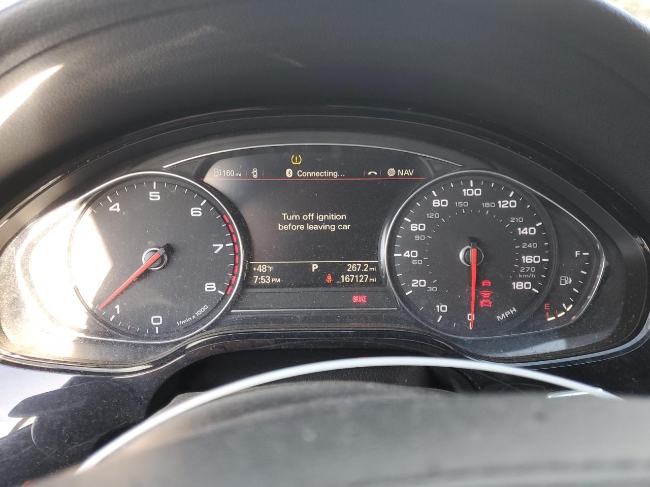 2013 Audi A8 VIN WAURGAFD2DN029976 Copart auction photo, front end damage thumbnail 9