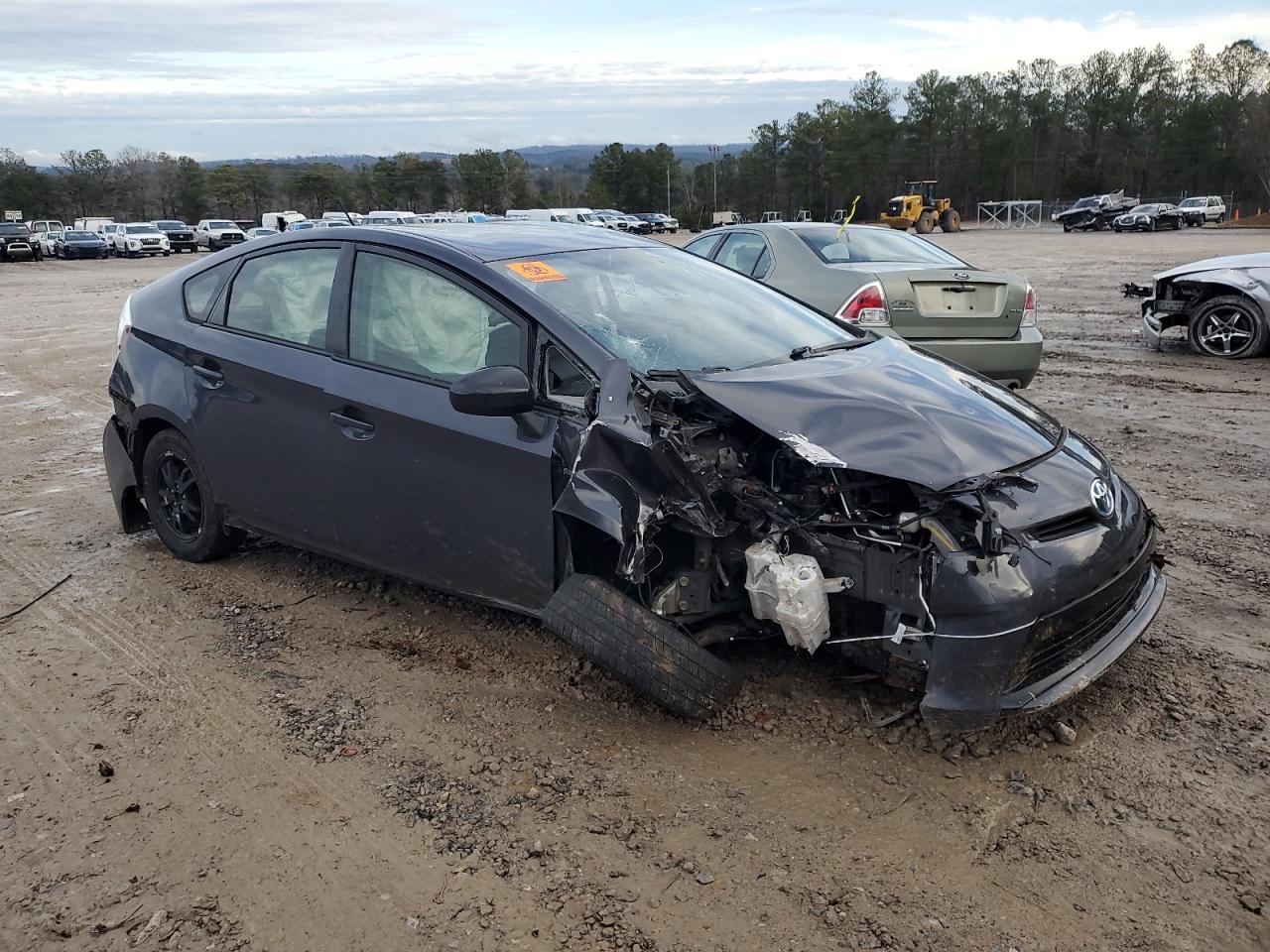 2013 Toyota Prius VIN JTDKN3DU0D1705356 Copart auction photo, all over / undercarriage damage thumbnail 4