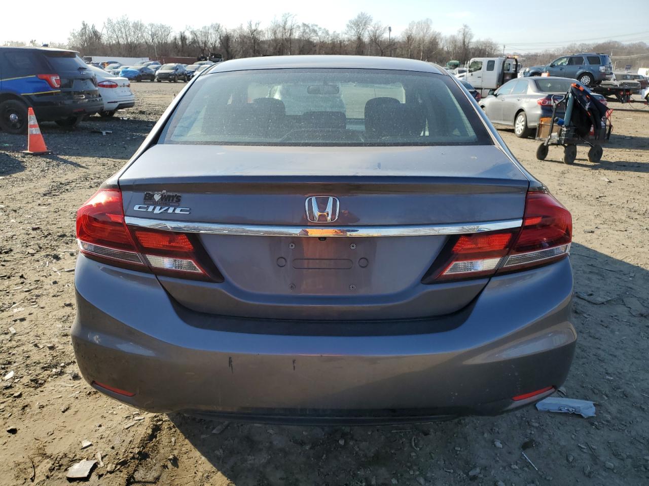 2015 Honda Civic VIN 19XFB2F7XFE288906 Copart auction photo, side / minor dent/scratches damage thumbnail 6