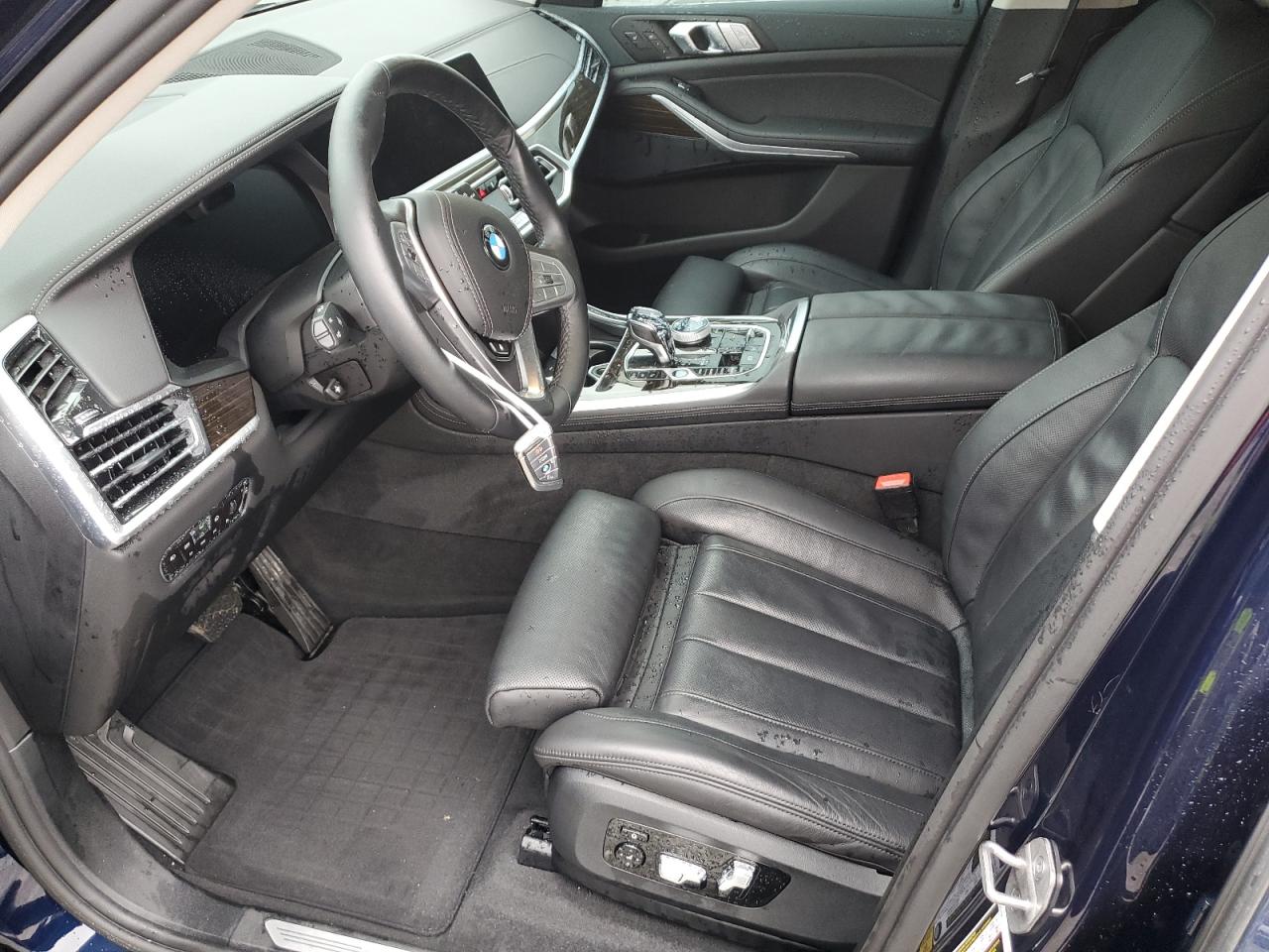 2021 BMW X7 VIN 5UXCW2C03M9H76497 Copart auction photo, front end / side damage thumbnail 7