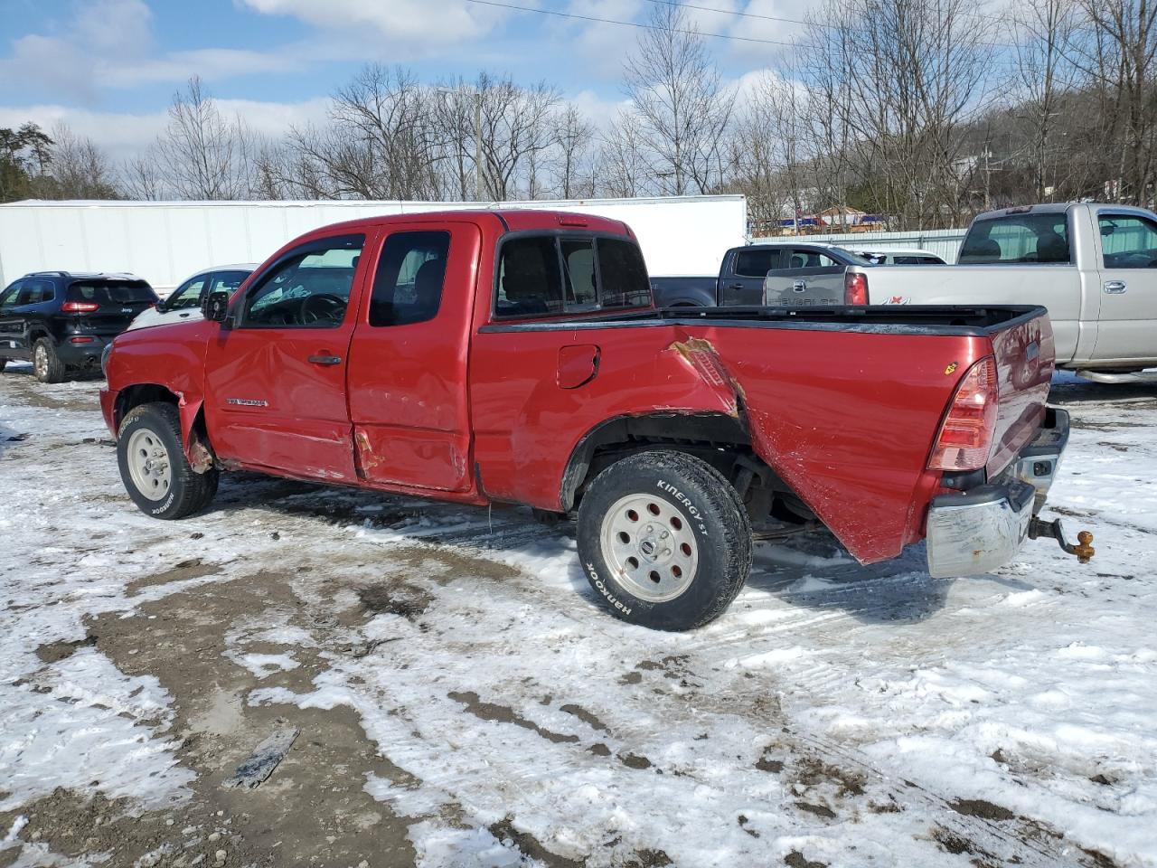 2011 Toyota Tacoma VIN 5TFTX4CN9BX002461 Copart auction photo, side damage thumbnail 2