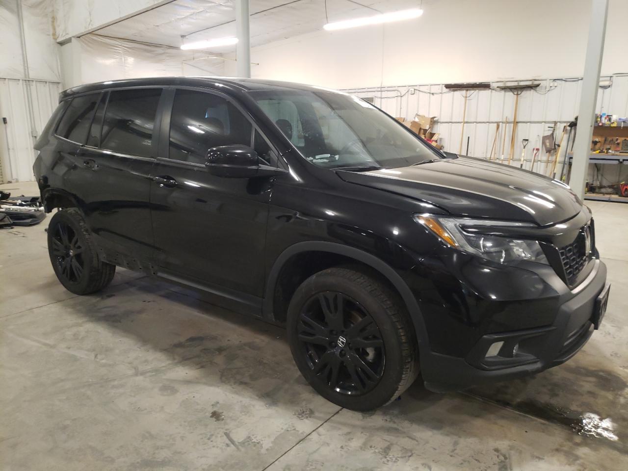 2021 Honda Passport VIN 5FNYF8H25MB034044 Copart auction photo, rear end damage thumbnail 4