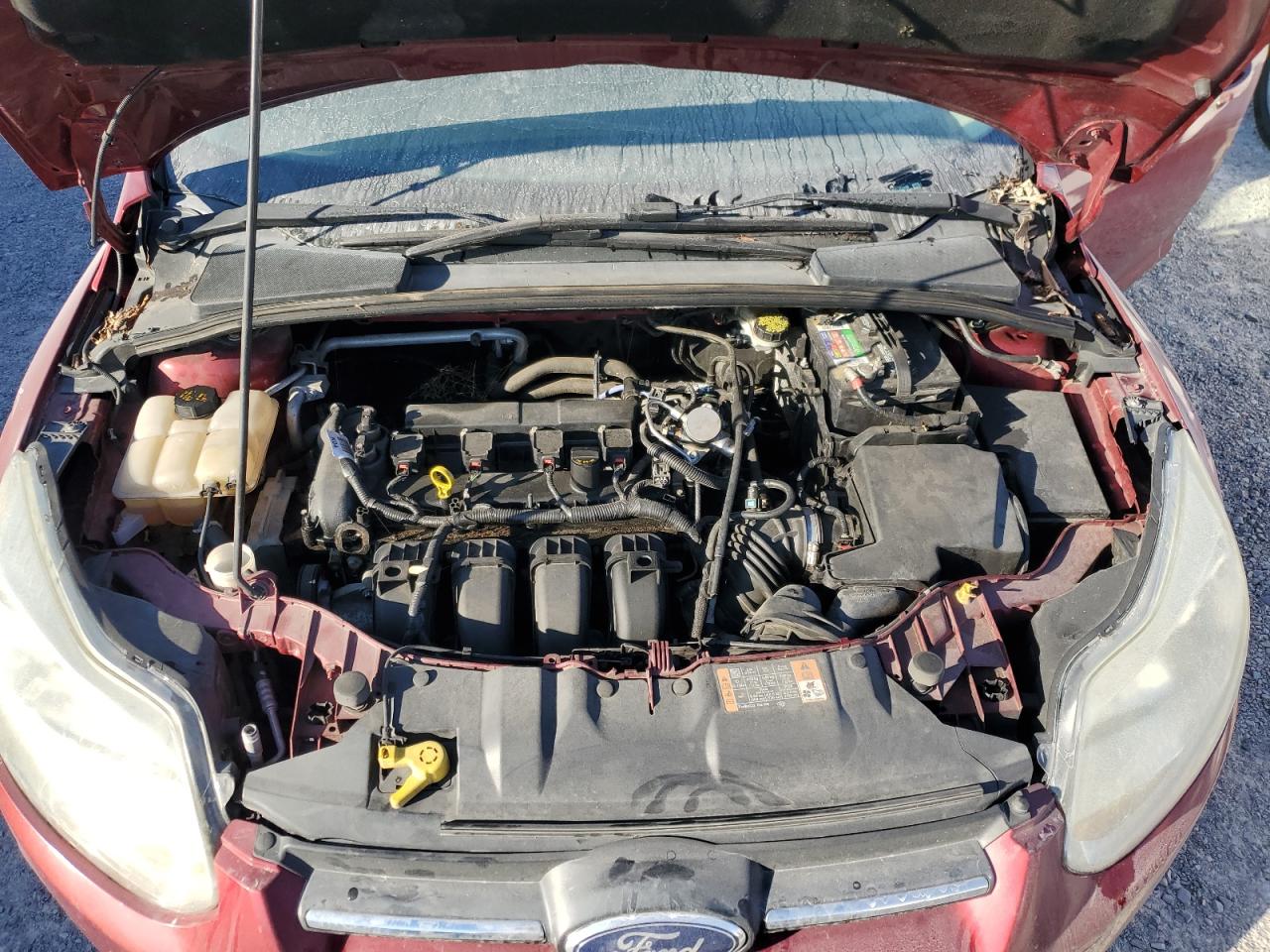 2014 Ford Focus VIN 1FADP3F20EL452436 Copart auction photo, front end / rear end damage thumbnail 11