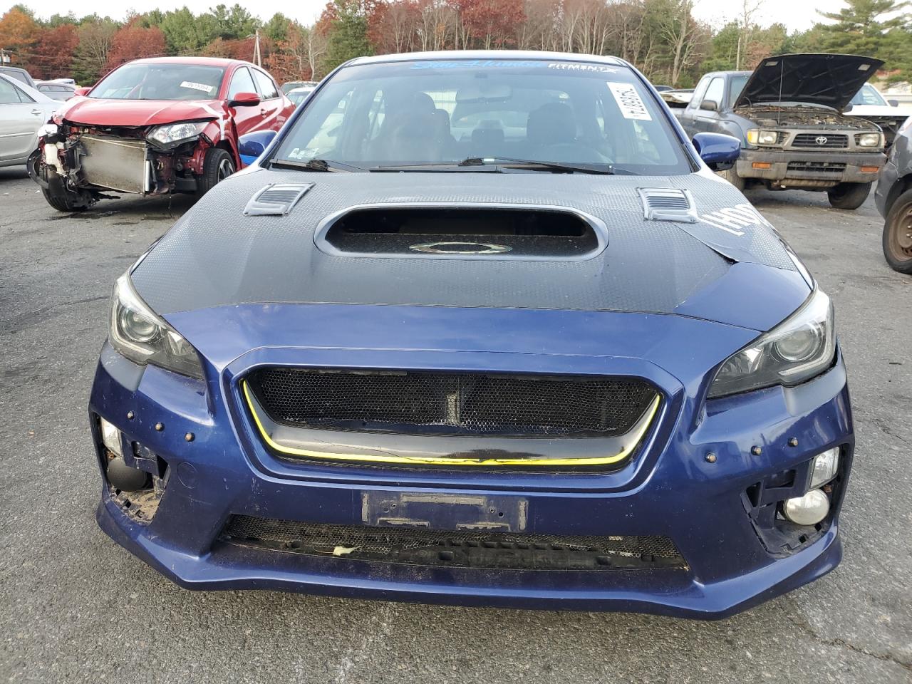 2016 Subaru WRX VIN JF1VA1E66G9831360 Copart auction photo, rear end / undercarriage damage thumbnail 5