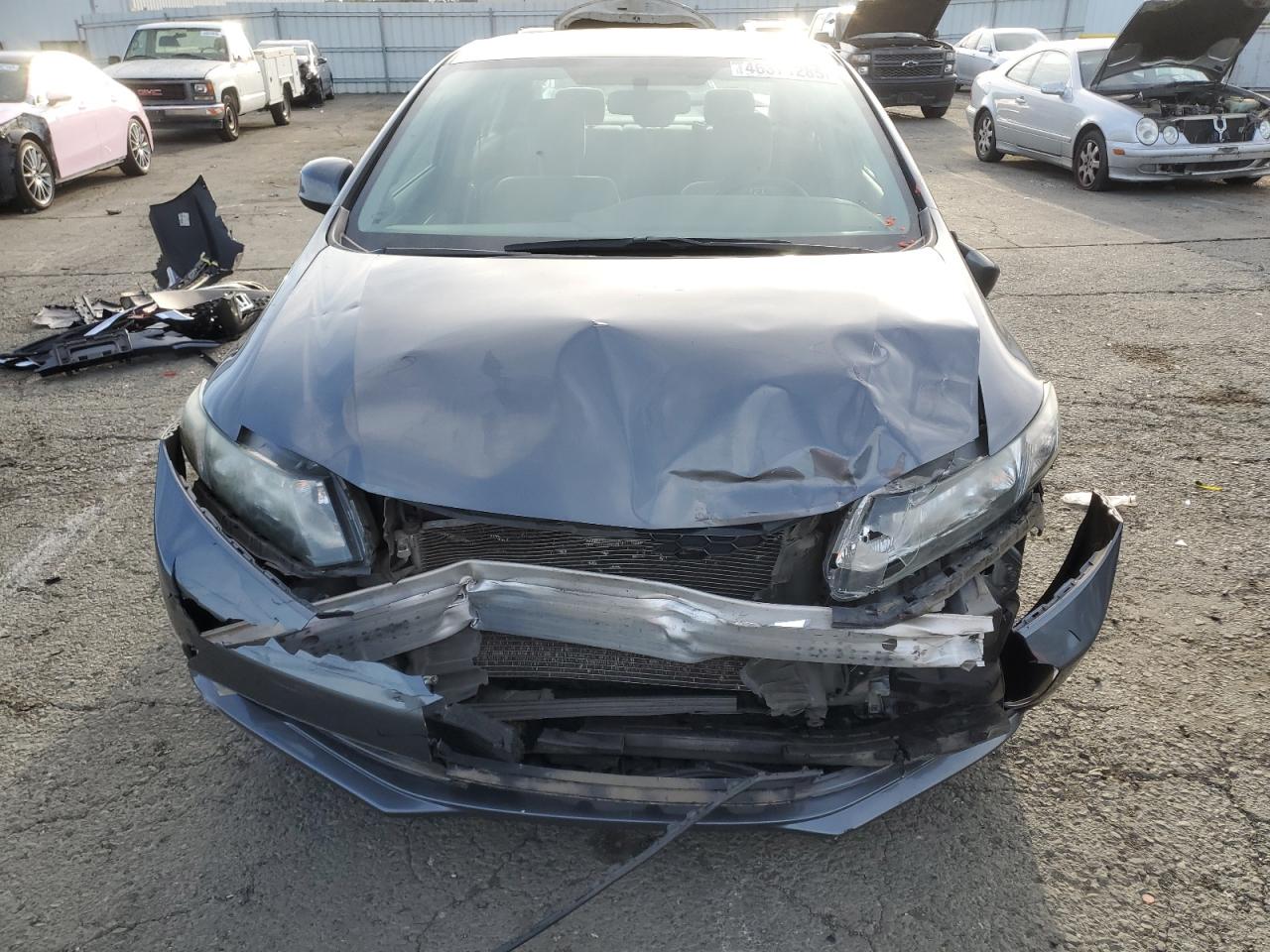 2013 Honda Civic VIN 19XFB2F89DE265820 Copart auction photo, all over damage thumbnail 5