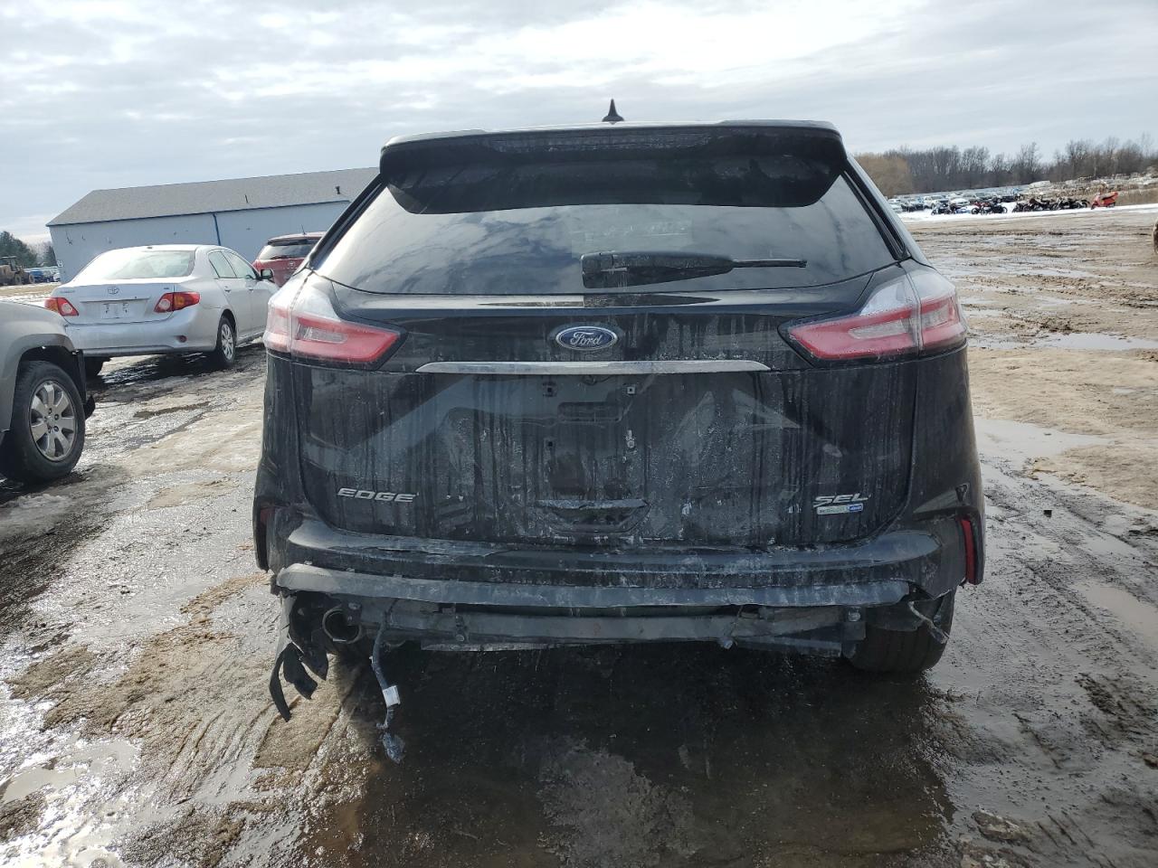 2019 Ford Edge VIN 2FMPK4J95KBB20421 Copart auction photo, front end / rear end damage thumbnail 6
