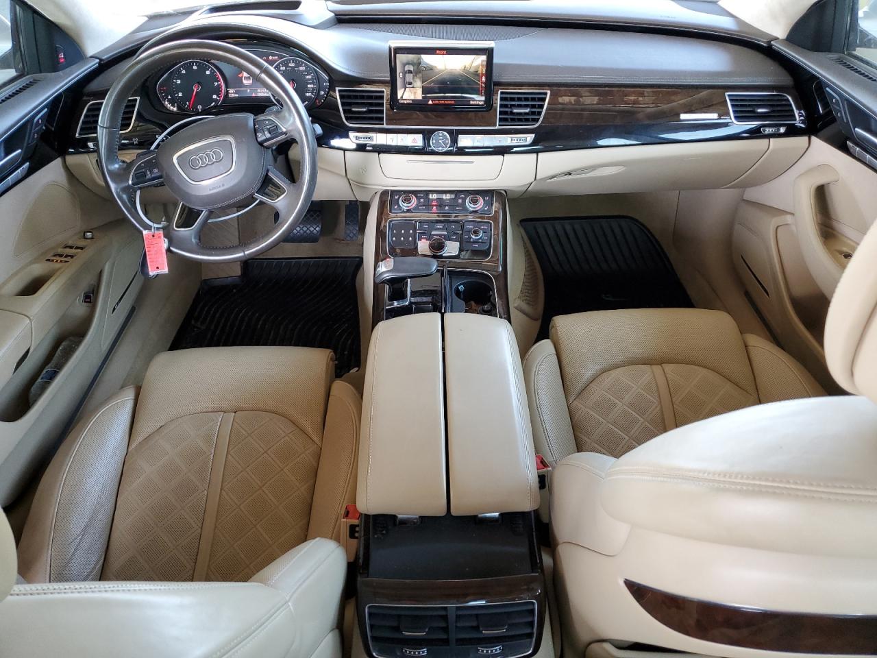 2015 Audi A8 VIN WAU3GAFD7FN008484 Copart auction photo, rear end damage thumbnail 8
