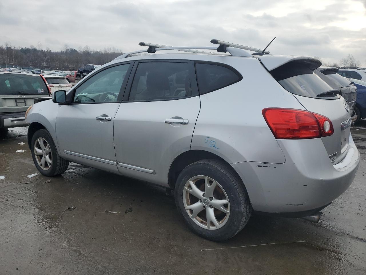 2011 Nissan Rogue VIN JN8AS5MV5BW267690 Copart auction photo, front end / side damage thumbnail 2