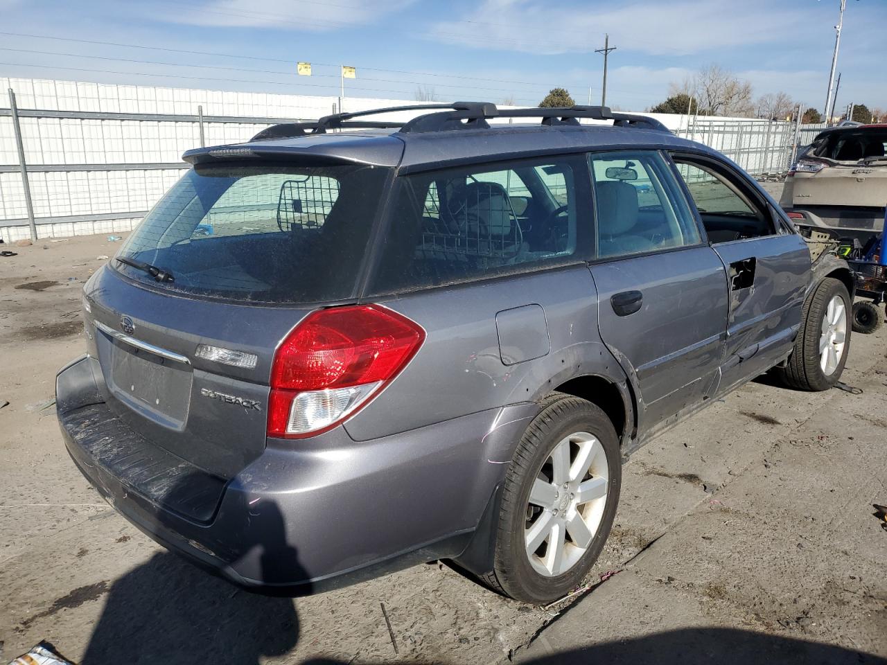2008 Subaru Outback VIN 4S4BP61C187351613 Copart auction photo, front end / side damage thumbnail 3