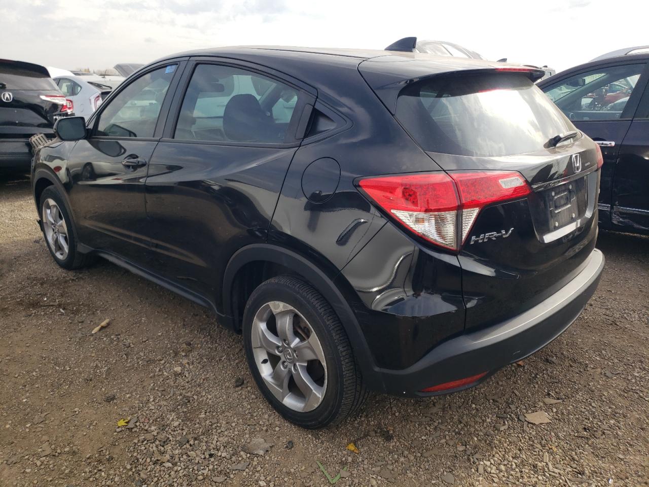 2020 Honda HR-V VIN 3CZRU6H35LG702712 Copart auction photo, side / front end damage thumbnail 2