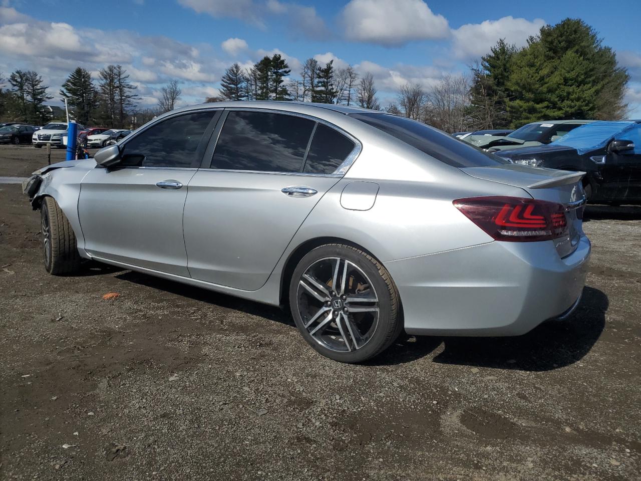 2014 Honda Accord VIN 1HGCR2F36EA245372 Copart auction photo, front end / minor dent/scratches damage thumbnail 2
