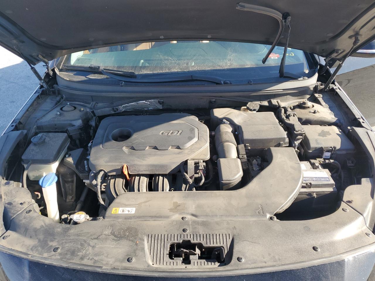2015 Hyundai Sonata VIN 5NPE34AF3FH191044 Copart auction photo, rear end damage thumbnail 11