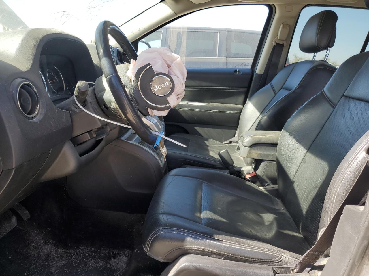 2017 Jeep Compass VIN 1C4NJCEBXHD185287 Copart auction photo, front end damage thumbnail 7