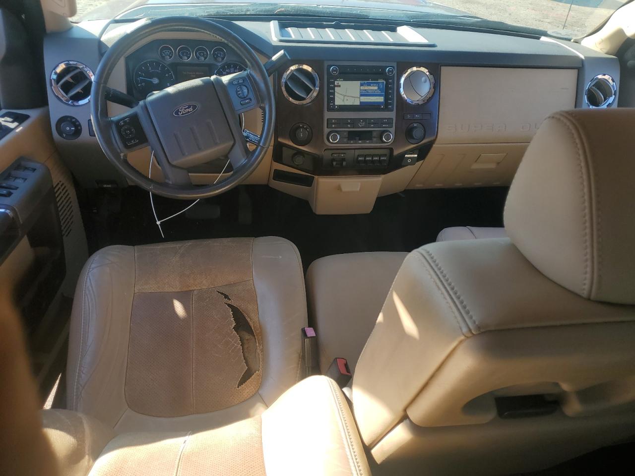 2011 Ford F250 VIN 1FT7W2BT9BEA89881 Copart auction photo, side damage thumbnail 8