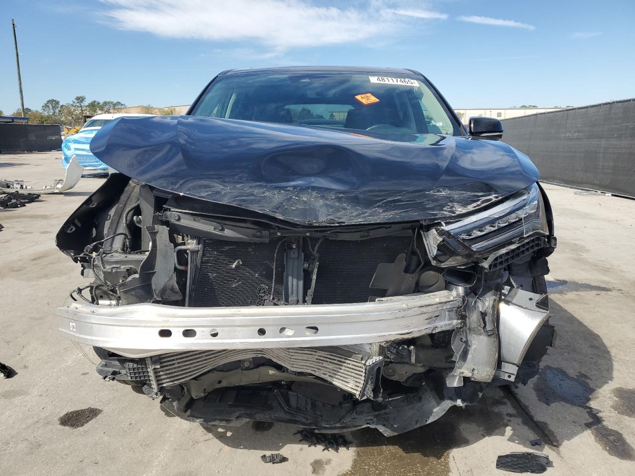 2021 Acura RDX VIN 5J8TC2H53ML028607 Copart auction photo, front end / side damage thumbnail 5