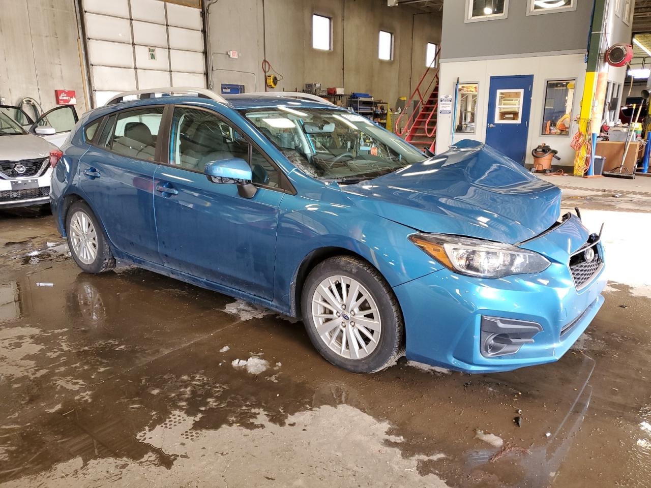 2018 Subaru Impreza VIN 4S3GTAB65J3724800 Copart auction photo, all over damage thumbnail 4