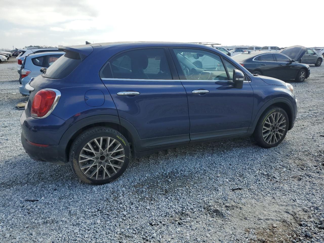2018 Fiat 500 VIN ZFBCFXDBXJP716061 Copart auction photo, side damage thumbnail 3